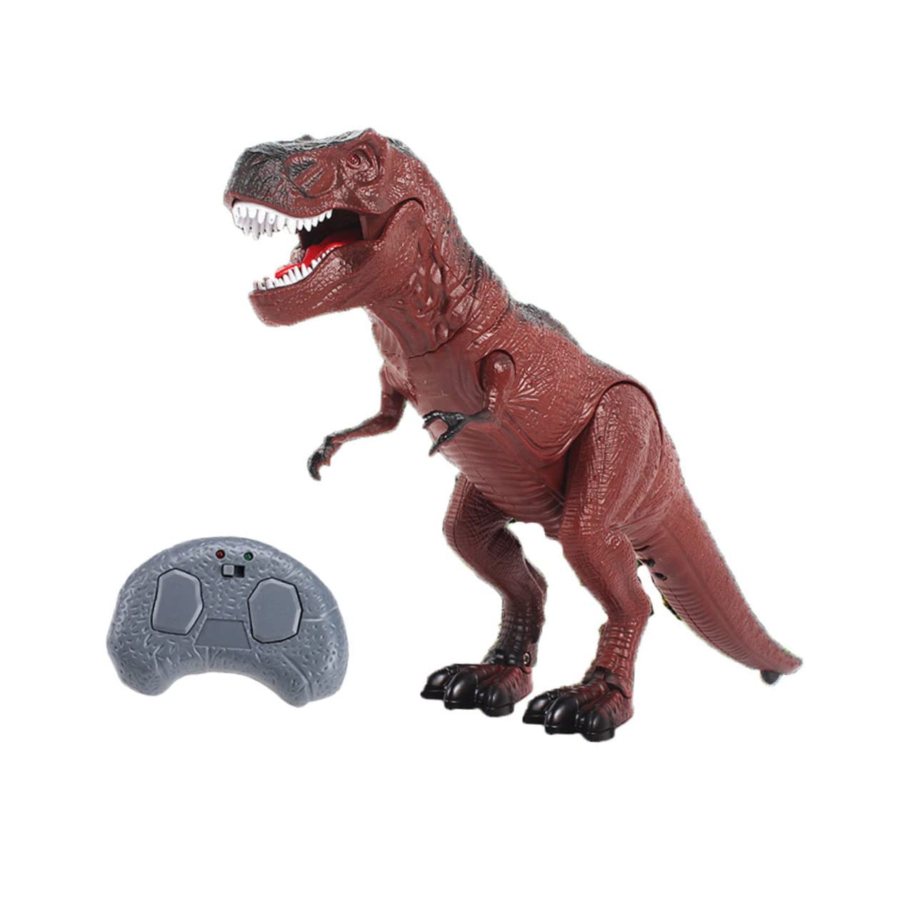 Zerodeko Juguete de Dinosaurio Tirano Marrón Abs Control Remoto