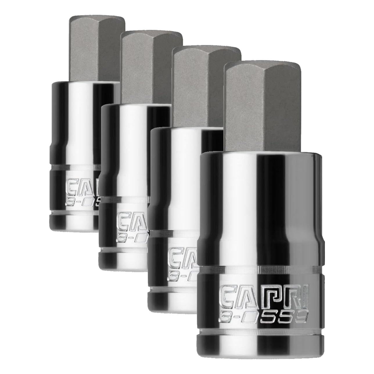 Capri Tools 1/2" Hex Bit Socket - Durable & Strong -17