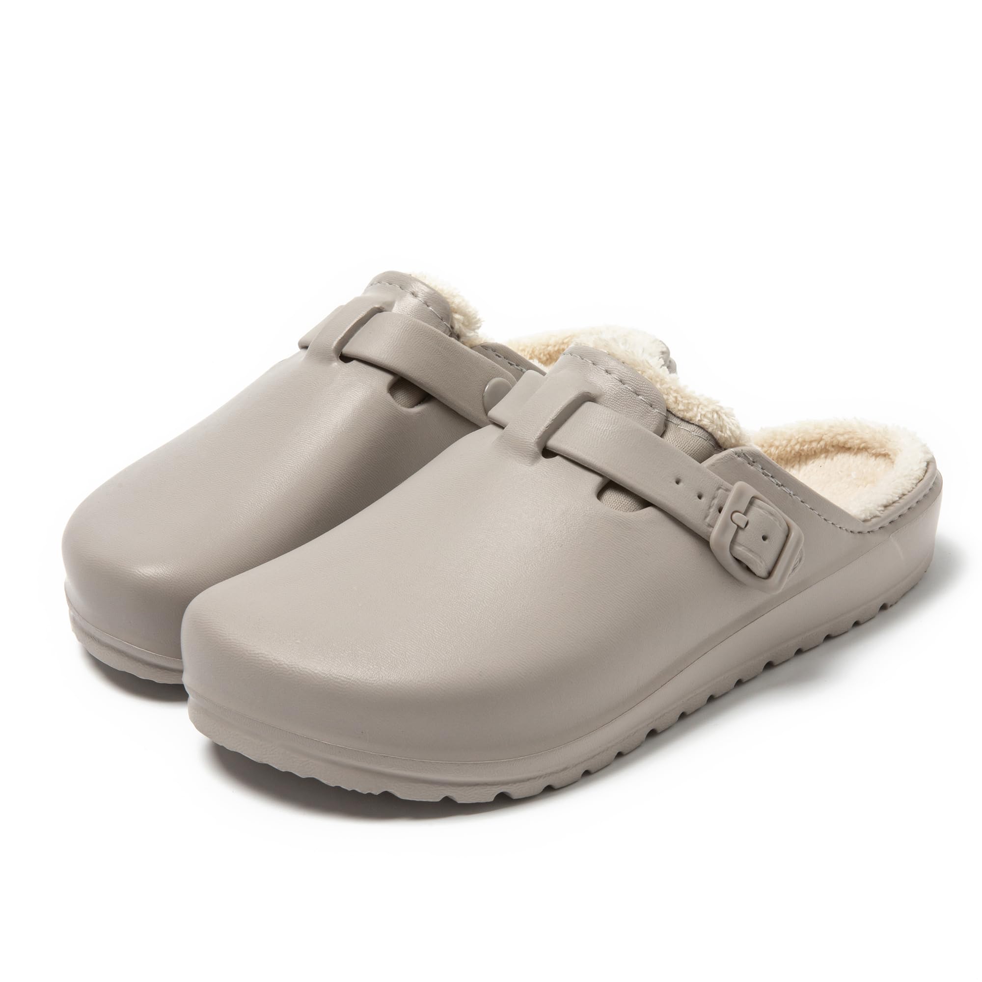 JOMIX Pantofole Uomo Invernali Chiusi Ciabatte Donna Pelose Calde da Casa Comode