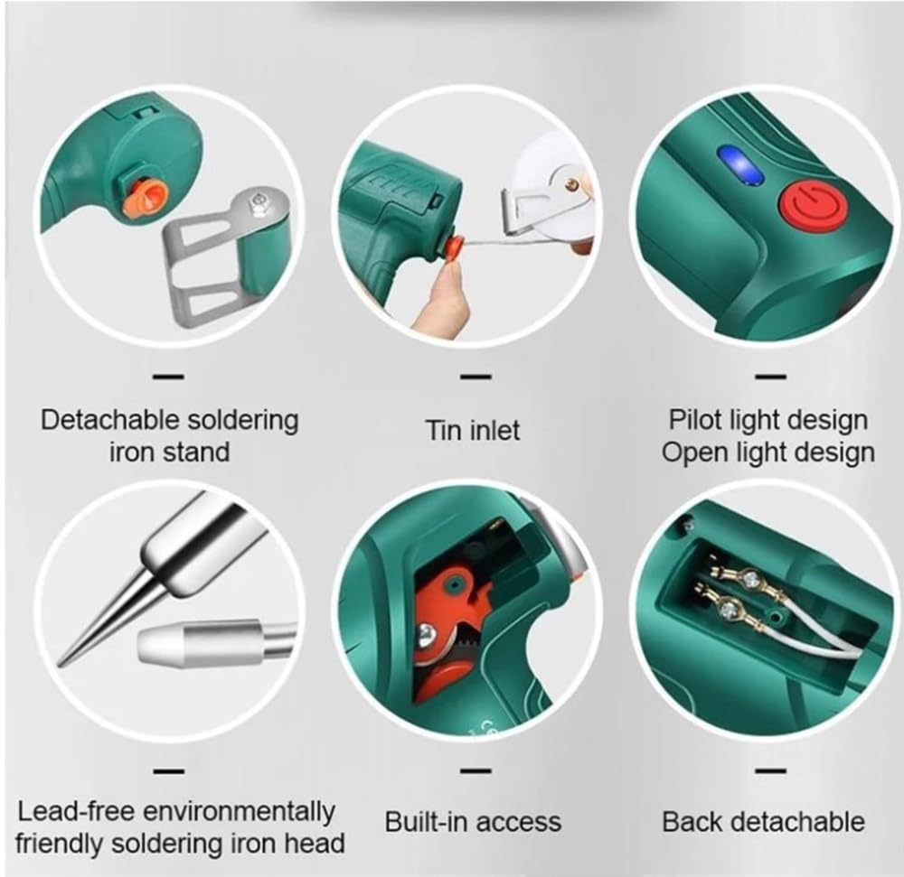 Fer à Souder 60W Avec Fonction Dessoudage - Chauffage Externe, Alimentation Auto En Soudure, Pour Bricolage