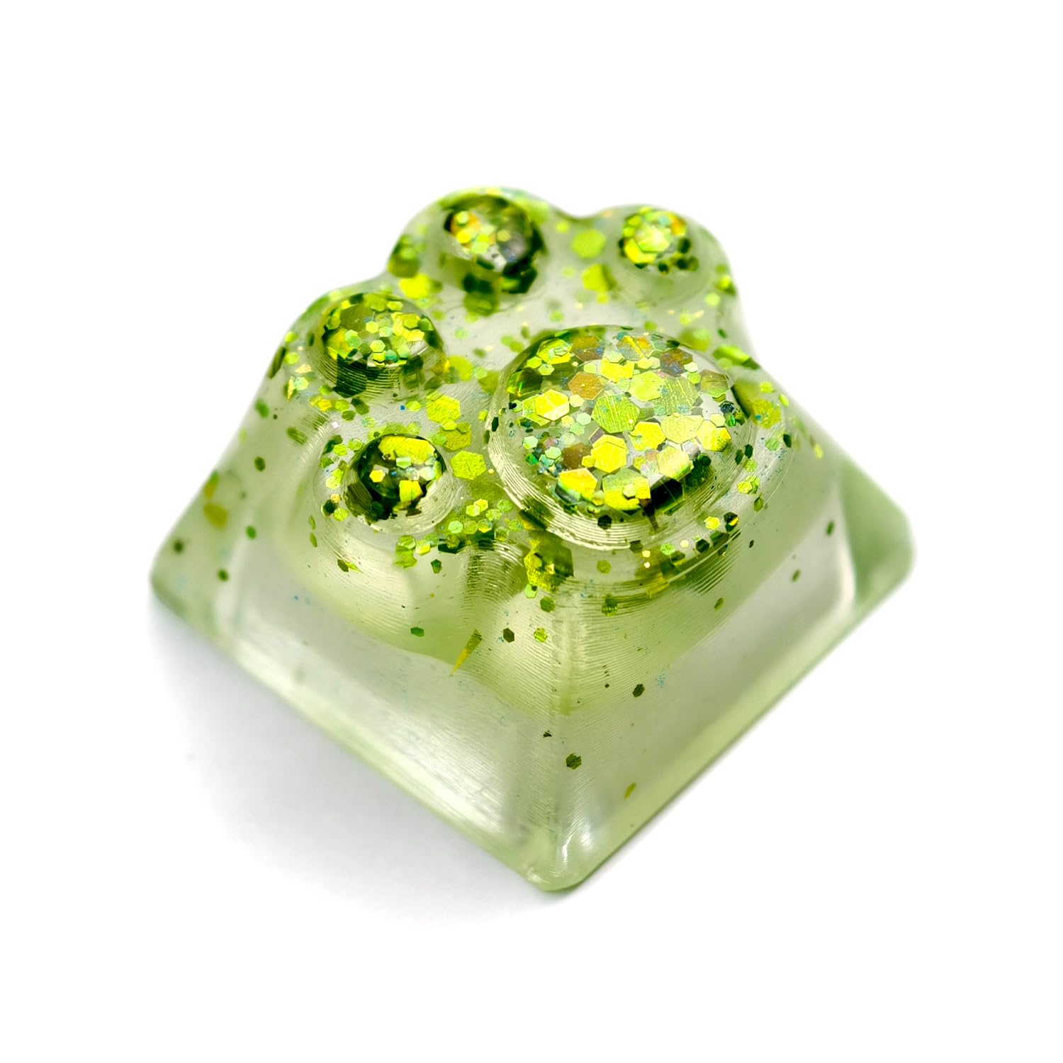Artisan Resin Keycap Cute Paw Cat - 1U OEM Profile Aesthetic Keycap