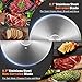Meat Slicer,CUSIMAX Electric Deli Meat Slicer with 2 Removable 8.7''Stainless Steel Blades,Removable Food Carriage,1-20mm Adjustable Thickness Food Slicer for Home,Easy for Cut Meat,Cheese,Bread