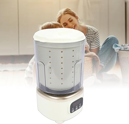 Miniatura 7 de Asixxsix Portable Washing Machine, 2L Portable Laundry Machine Underwear Washer with Spin Dry, Cordless Underwear Washing Machine for Apartment,