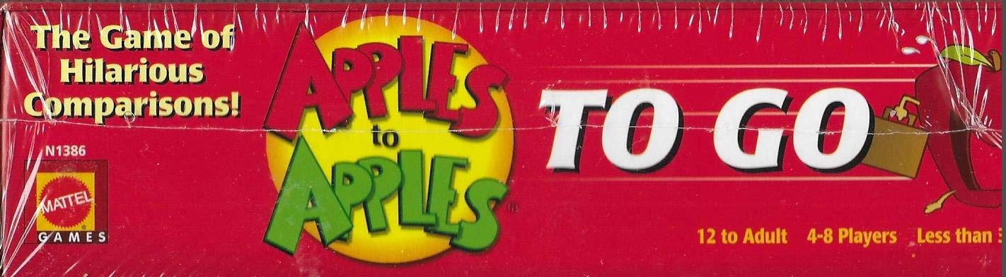 Apples to Apples to Go --The Game of Hilarious Comparisons by Mattel (English Manual)