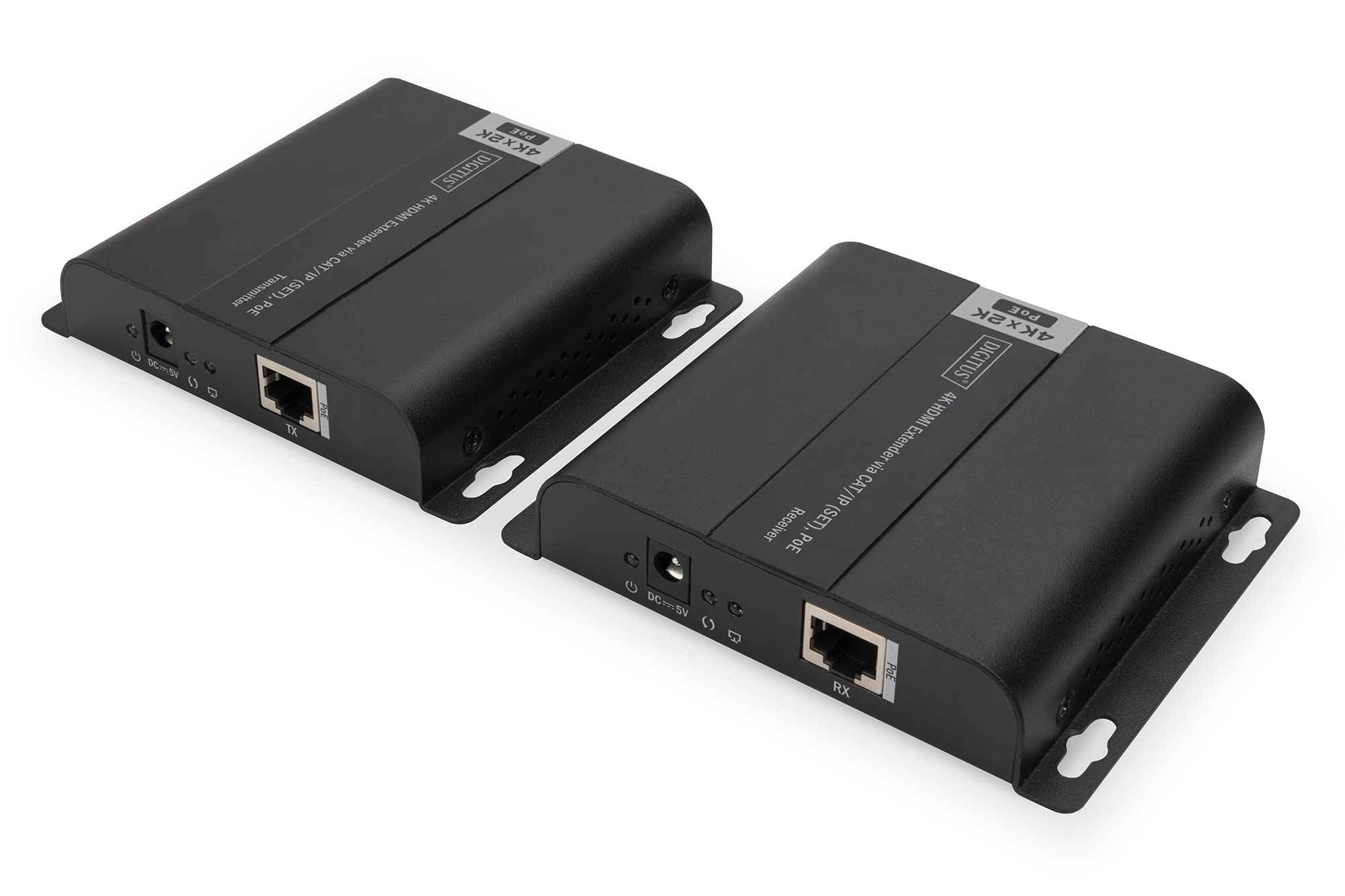 DIGITUS DS-55124 Estensore HDMI Splitter UHD 4K 30 Hz 120 m LAN Ethernet PoE IR Trasmettitore Ricevitore