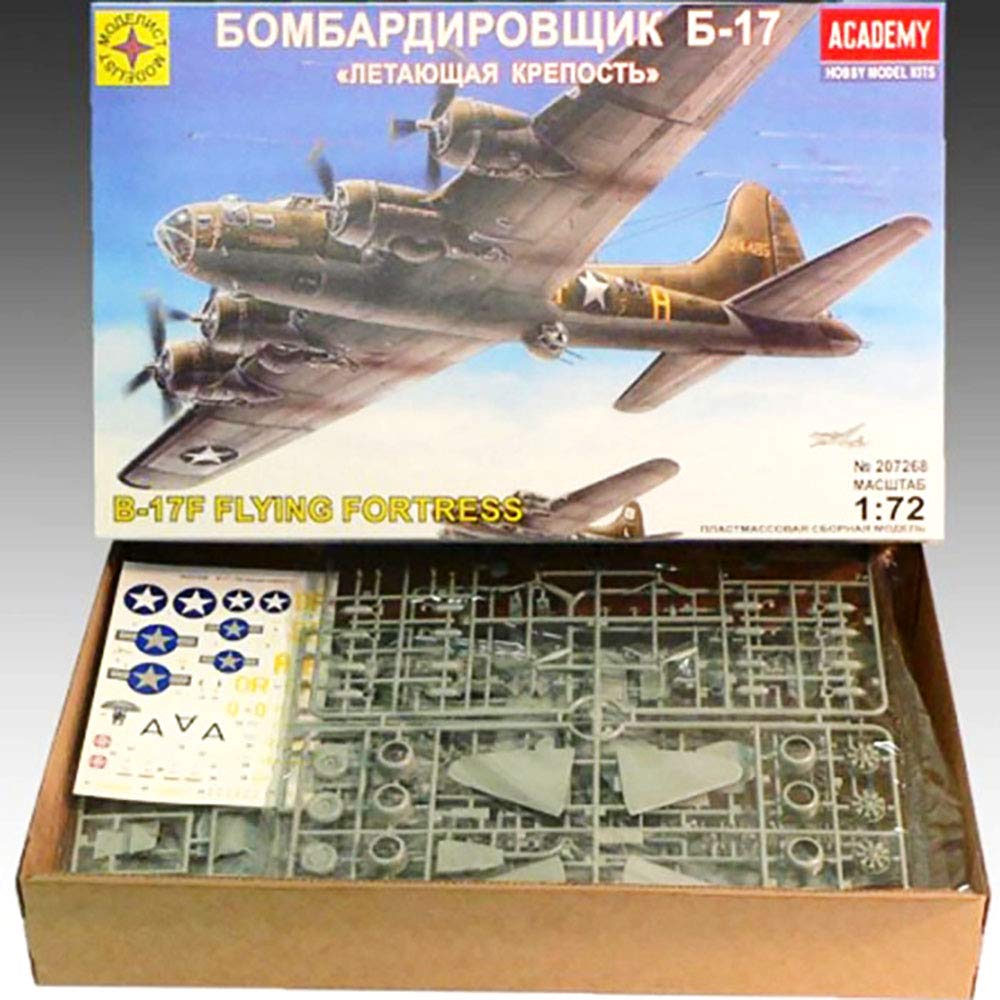 B17 Model Airplane Kit 1/72 Scale Heavy Bomber B 17 Flying Fortress American WWII Aircraft