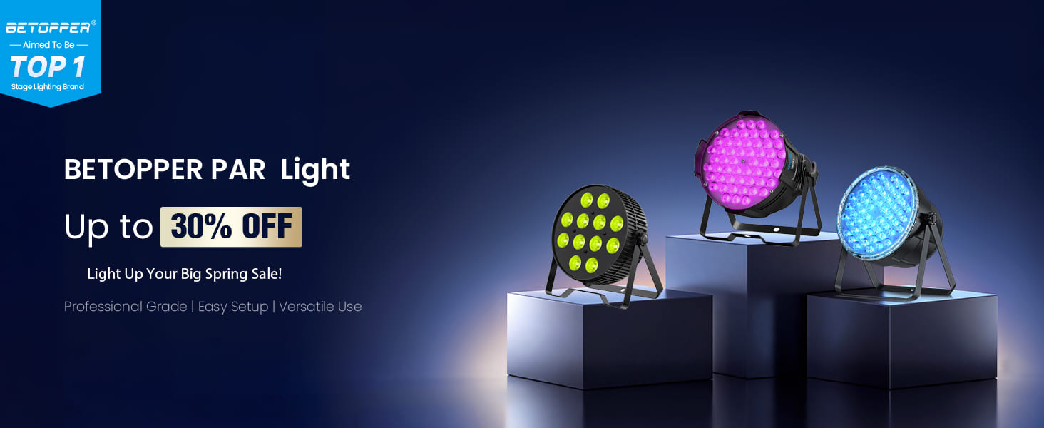 ステージライト 54x3W RGB LED Amazon.com: BETOPPER LED Stage Lights, 54x3W RGB Par Light, DMX