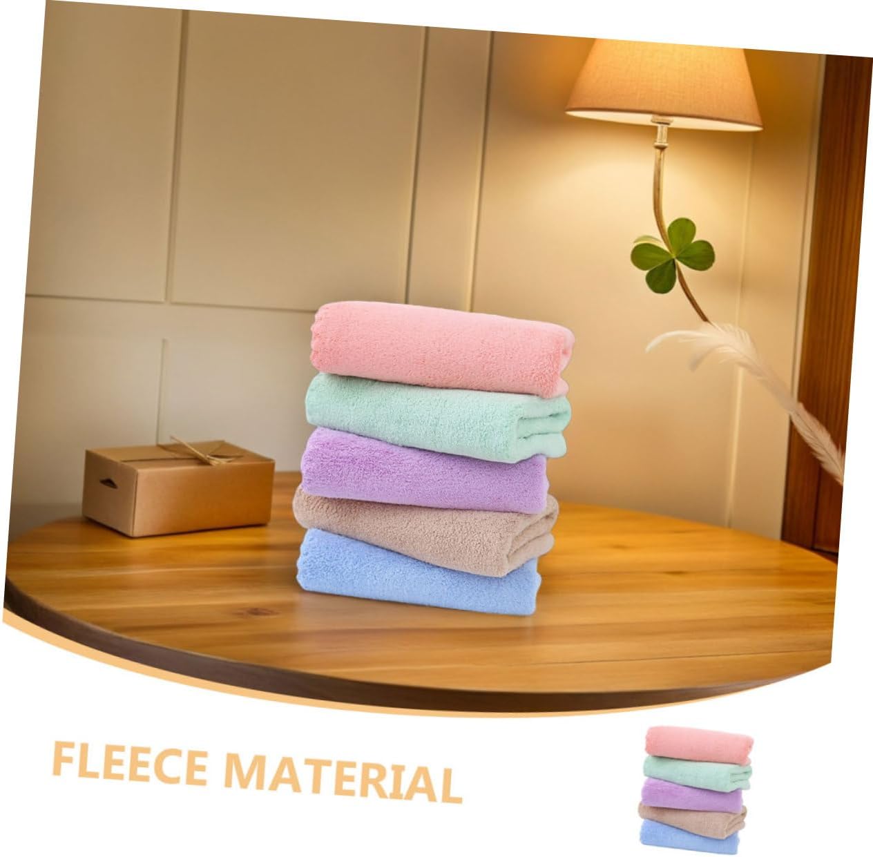 10pcs Small Pet Blanket Washable Cage Liners for Guinea Pigs Hamsters Rabbits Soft Fleece Bedding Pads in Pastel Colors for Tiny Animals
