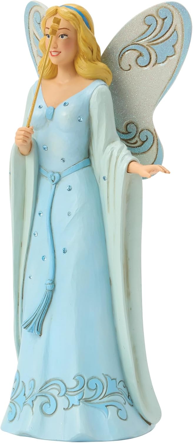 Enesco Disney Traditions by Jim Shore Pinocchio The Blue Fairy Figurine, 10.04 Inch, Multicolor