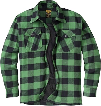 Covert Moto Flannel Green (2X 