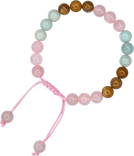 Miniatura 259 de Natural Healing Crystal Bracelet for Women - Mens Bracelet Energy Balancing Gemstones Set - Adjustable Stone Bead Bracelet for Men and Women - Anger