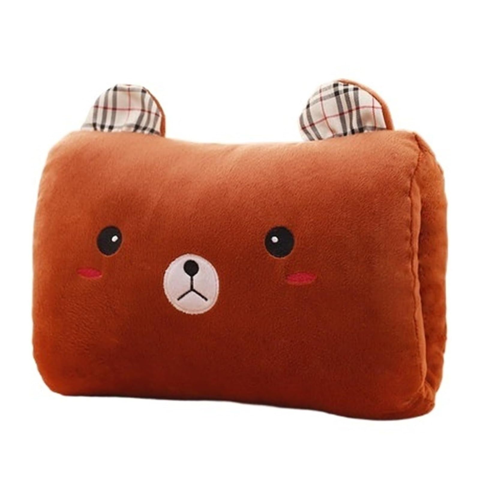 Kids Cartoon Hand Pillow Hand Warmer Rest Weak Hero Arm Pillow Suho Non-Electrical Travel Essentials,9colors(Coffee)