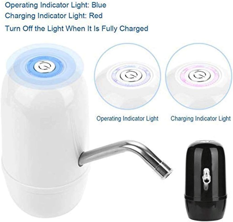 Automatic Drinking Water Pump,Electric Universal Gallon Bottle Dispenser Switch Adapter(D)