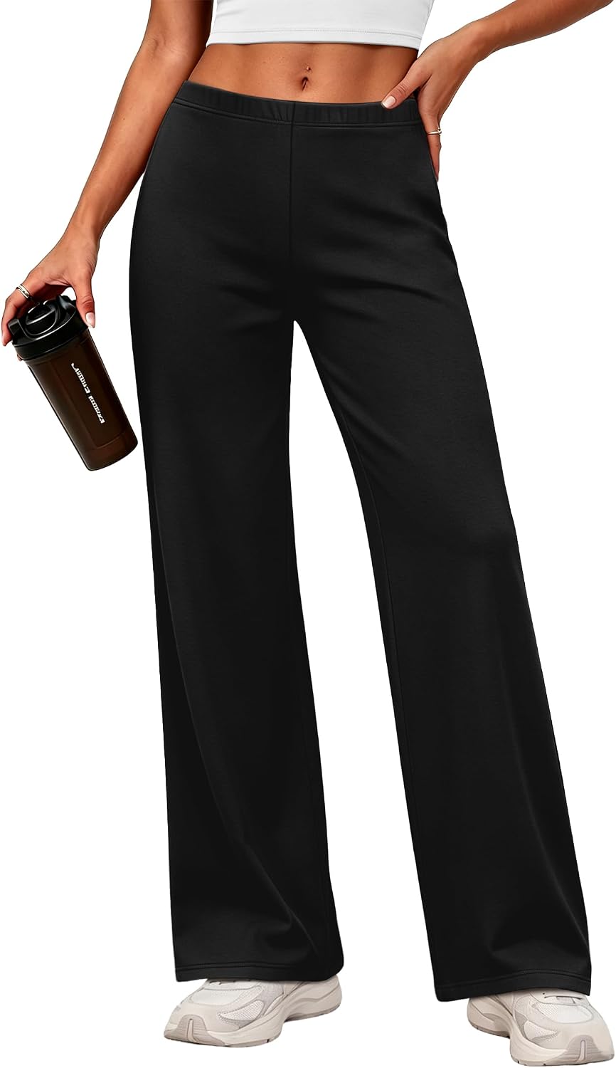 Dress Pants for Women Loose Yoga Leggings Wide Leg Work Casual Pants