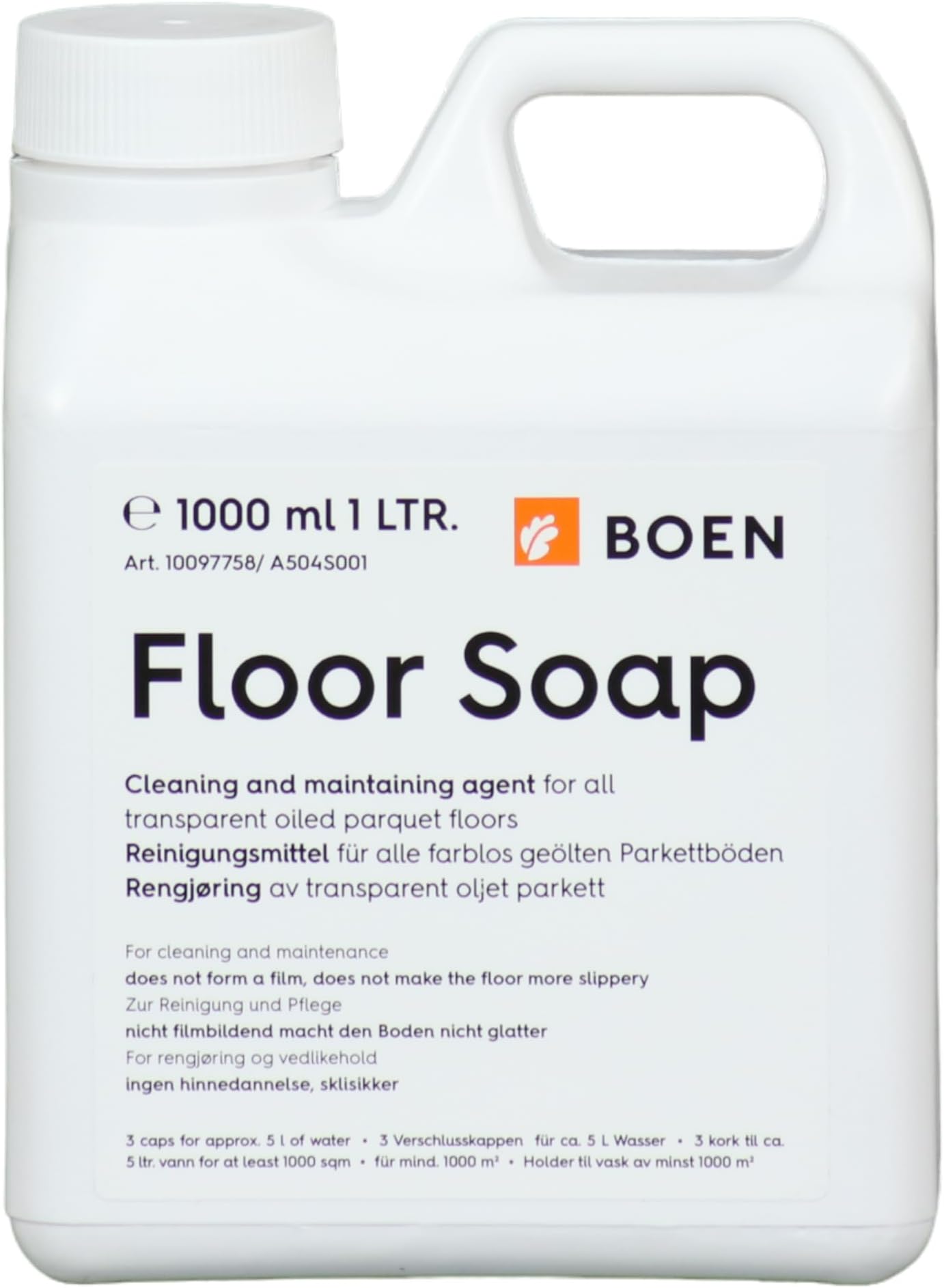 BOEN Natural Floor Soap (1 Liter) Floor Cleaner (Natural)