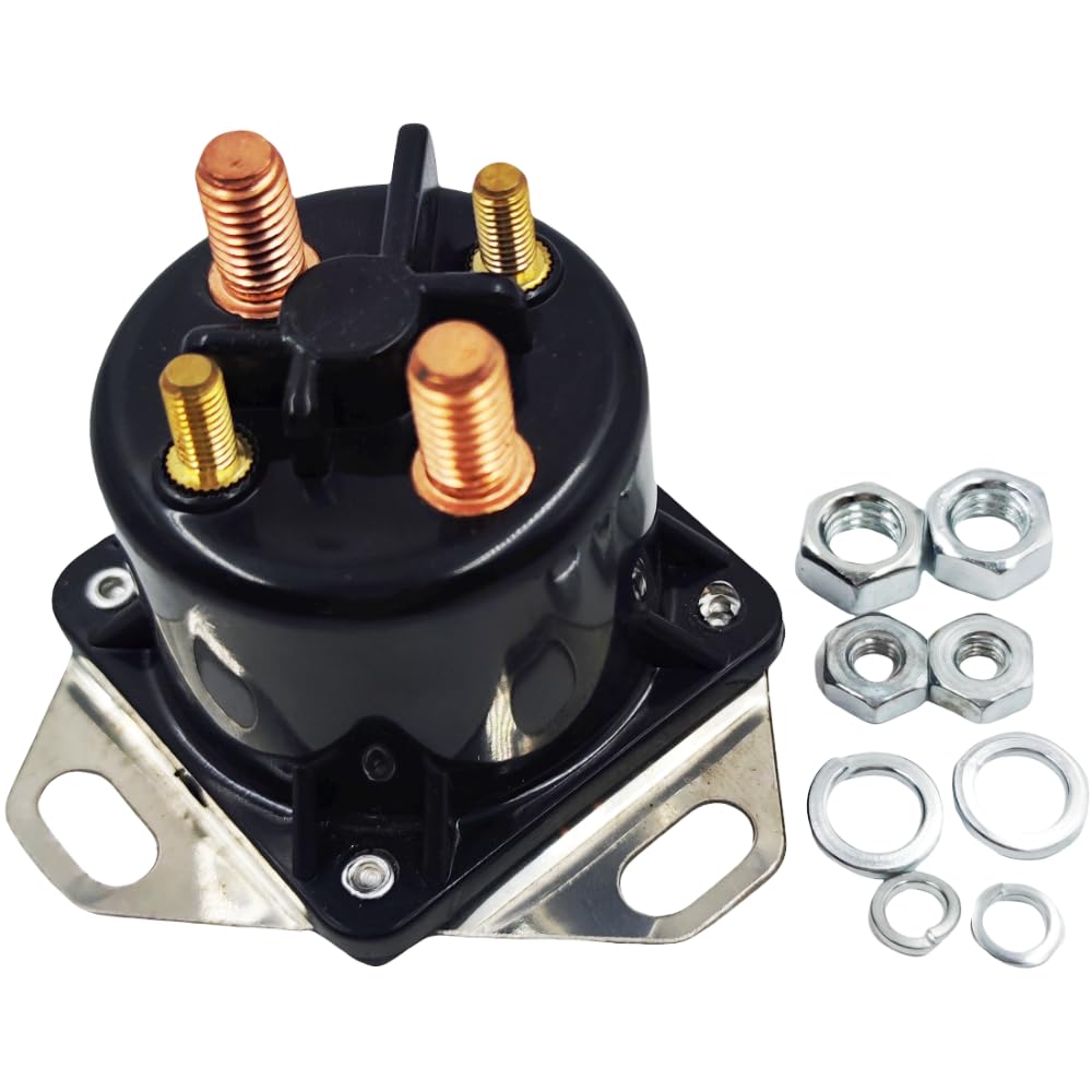 12V Diesel Glow Plug Relay Solenoid for Ford Powerstroke 7.3L Navistar T444E Engine Econoline Econovan Club Wagon Van E-350 E-550 Excursion F250 F350 F450 F81Z-12B533-AC 1826634C94 1831646C1