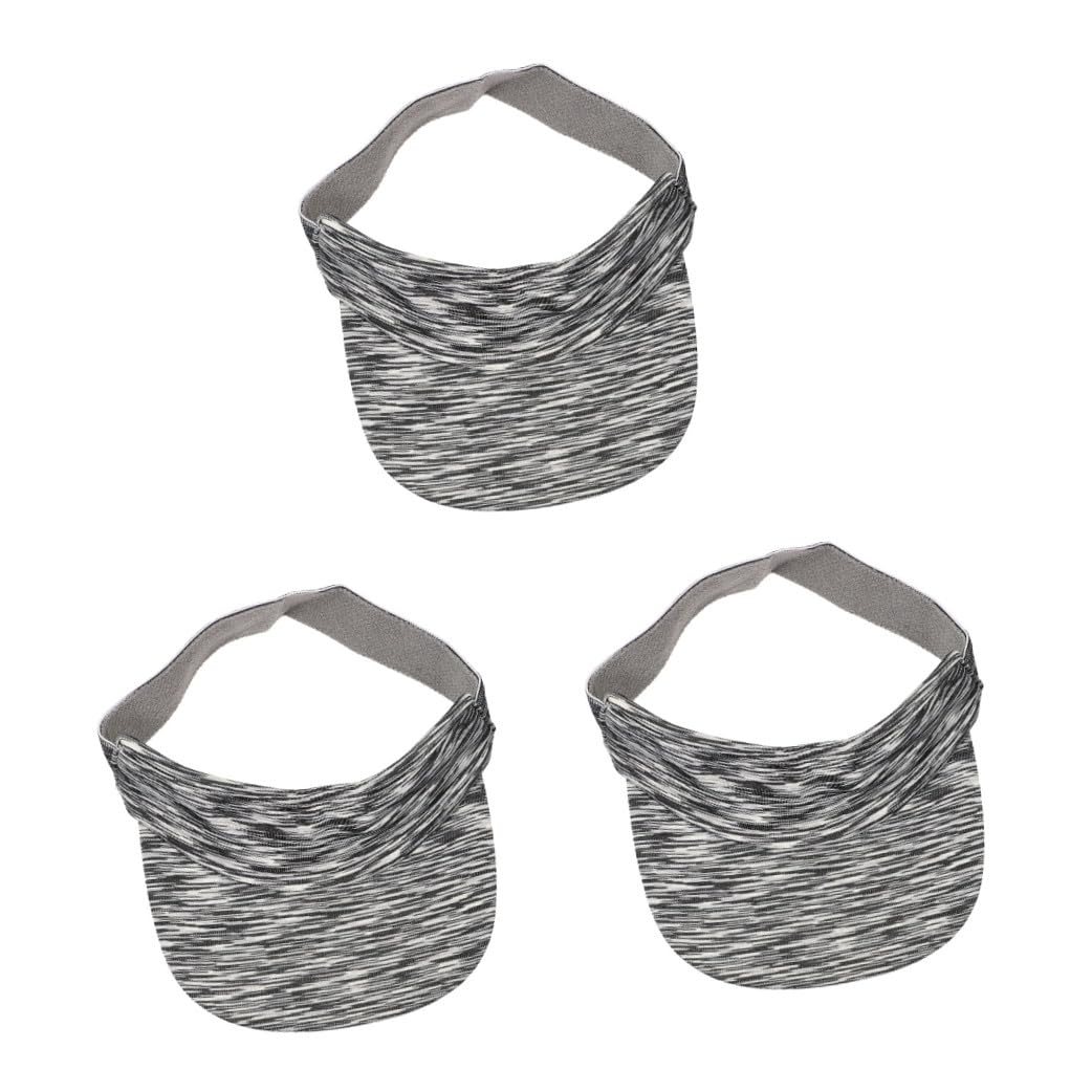 LIFKOME 3pezzi Cappello Visiera Sole Unisex Protezione Uv Per Attività All Per e