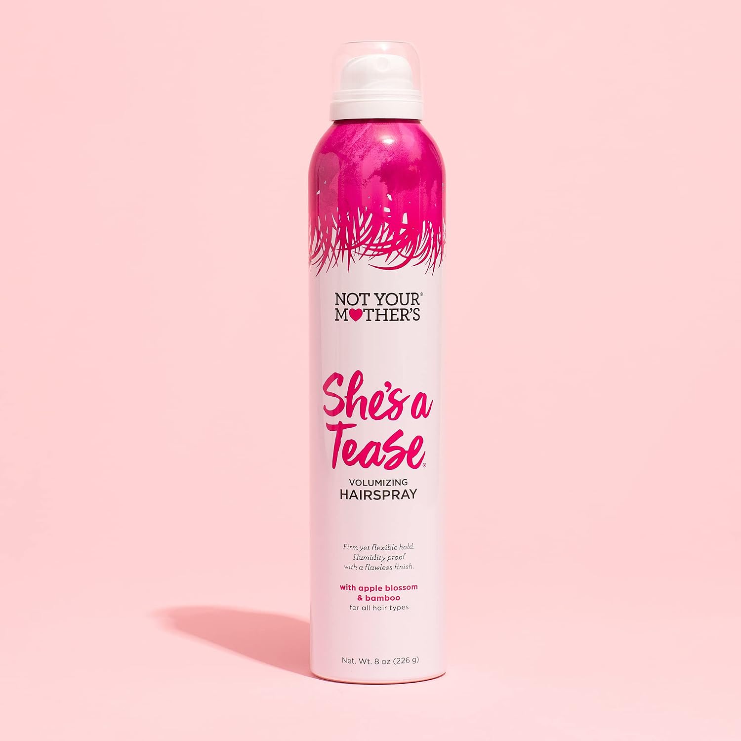 Not Your Mother's She's a Tease Hairspray (2-Pack) - 8 oz - Volumizing Hairspray - Firm Yet Flexible Hold, Humidity Proof, Flawless Finish,8 Ounce (Pack of 2)