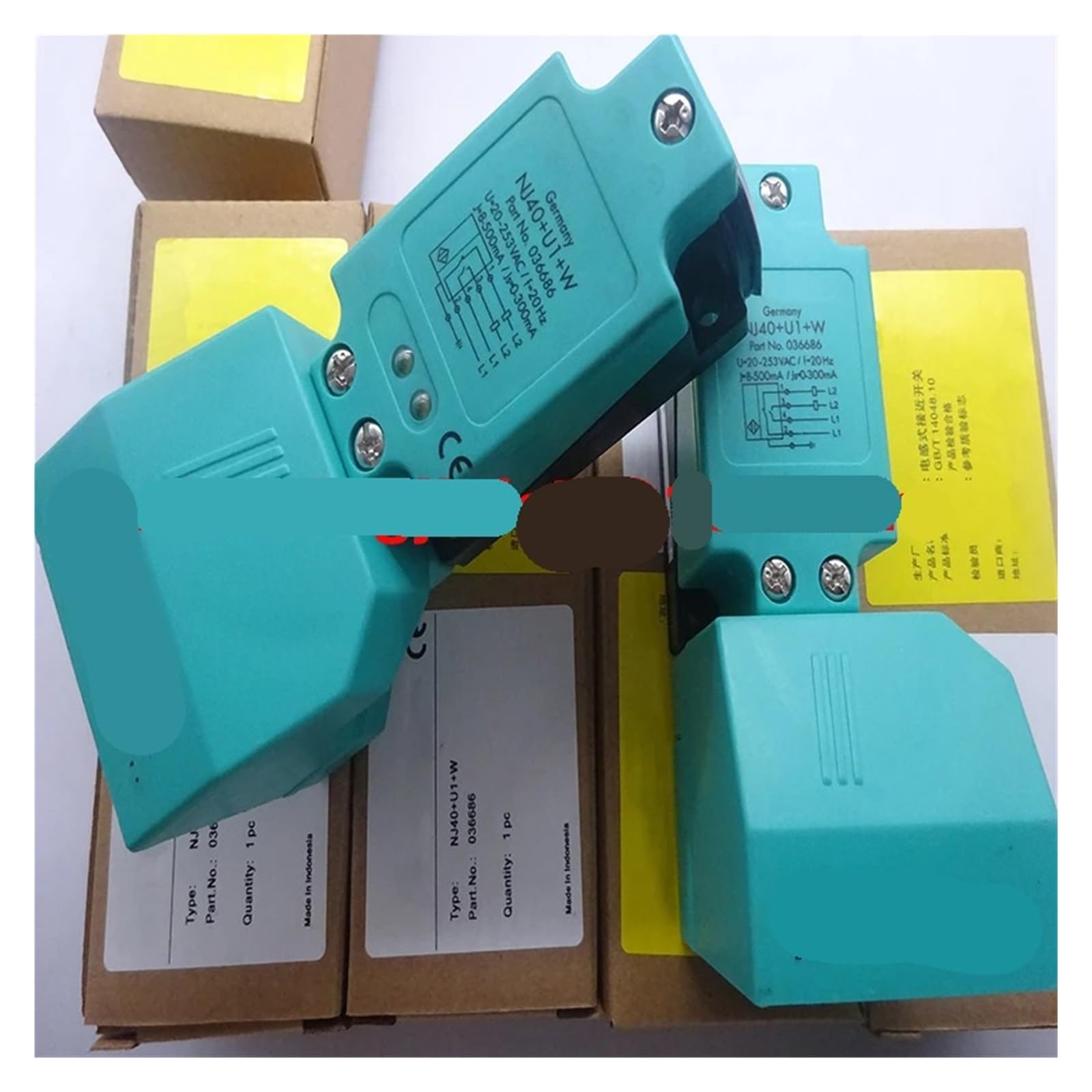 Tpkmvgap One Color 1Pcs Proximity Switch Nj40-Fp-A2 Nj40p-Fp-A2-P1 Sensor(Nj40p-Fp-A2-P1)