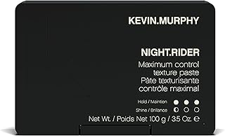 KEVIN.MURPHY NIGHT.RIDER - Strong Hair Paste - For All Hair Types - Hair Moulding Paste - Boosts Hair Shine - Strong Hold Hair Care - Matte Texture - Travel Size - 100 g / 3.5 oz