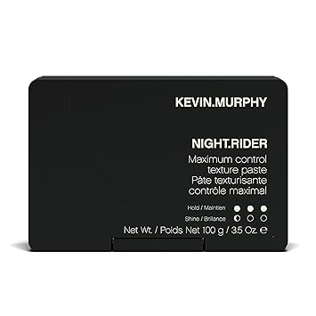 KEVIN.MURPHY NIGHT.RIDER - Strong Hair Paste - For All Hair Types - Hair Moulding Paste - Boosts Hair Shine - Strong Hold Hair Care - Matte Texture - Travel Size - 100 g / 3.5 oz
