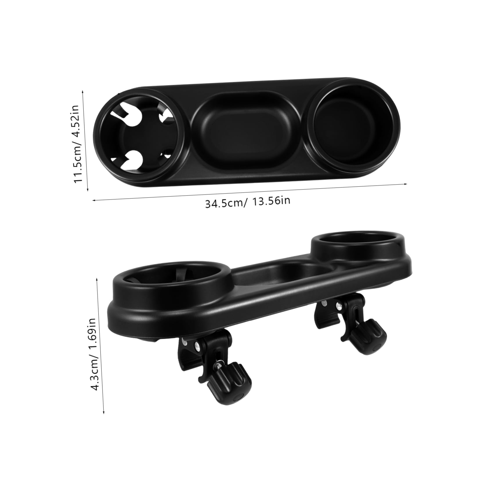 Toddmomy Stroller Snack Tray Height Food Holder Portable Snack Tray Attachment for Stroller Lightweight Stroller Accessories for Snacks and Drinks