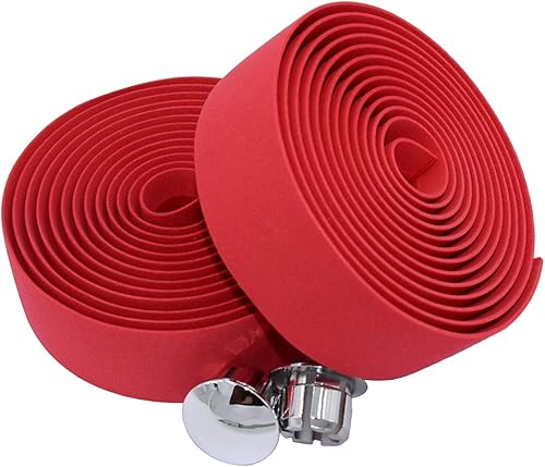 KINGOU Cinta de manillar de bicicleta de carretera EVA Envolturas de barra de bicicleta - 2 unidades por juego