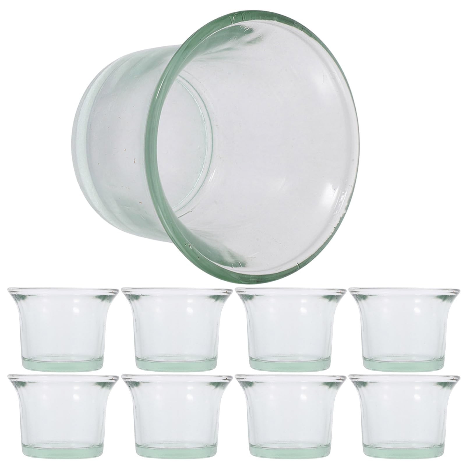 Coupelles de rechange en verre épais et durable pour mangeoire oiseaux