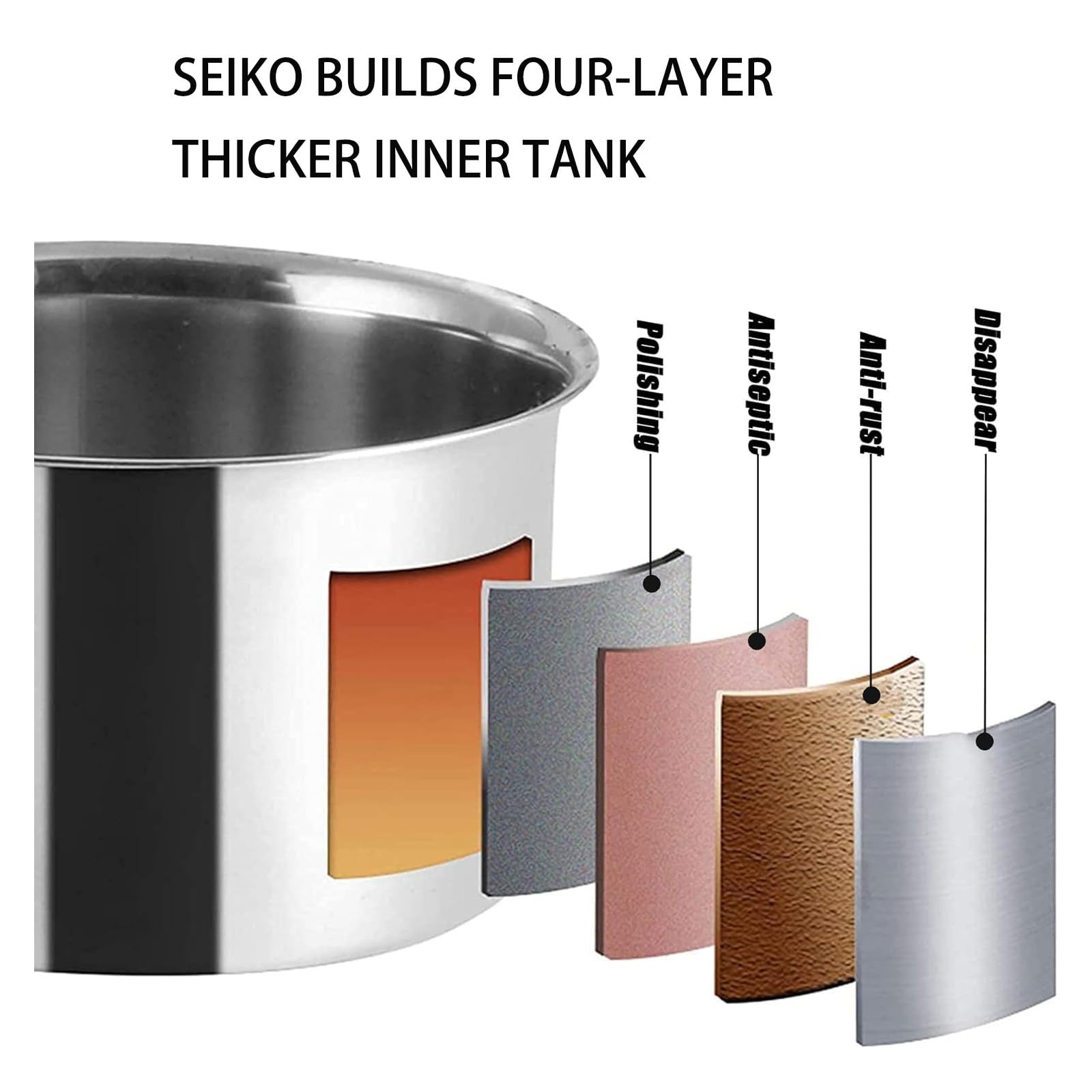 Templadora de Chocolate Comercial de 600 W, Olla de Acero Inoxidable para Sopa de encimera, para Perlas de conservación del Calor, Papilla, Bolas de Taro y Sopa,7L