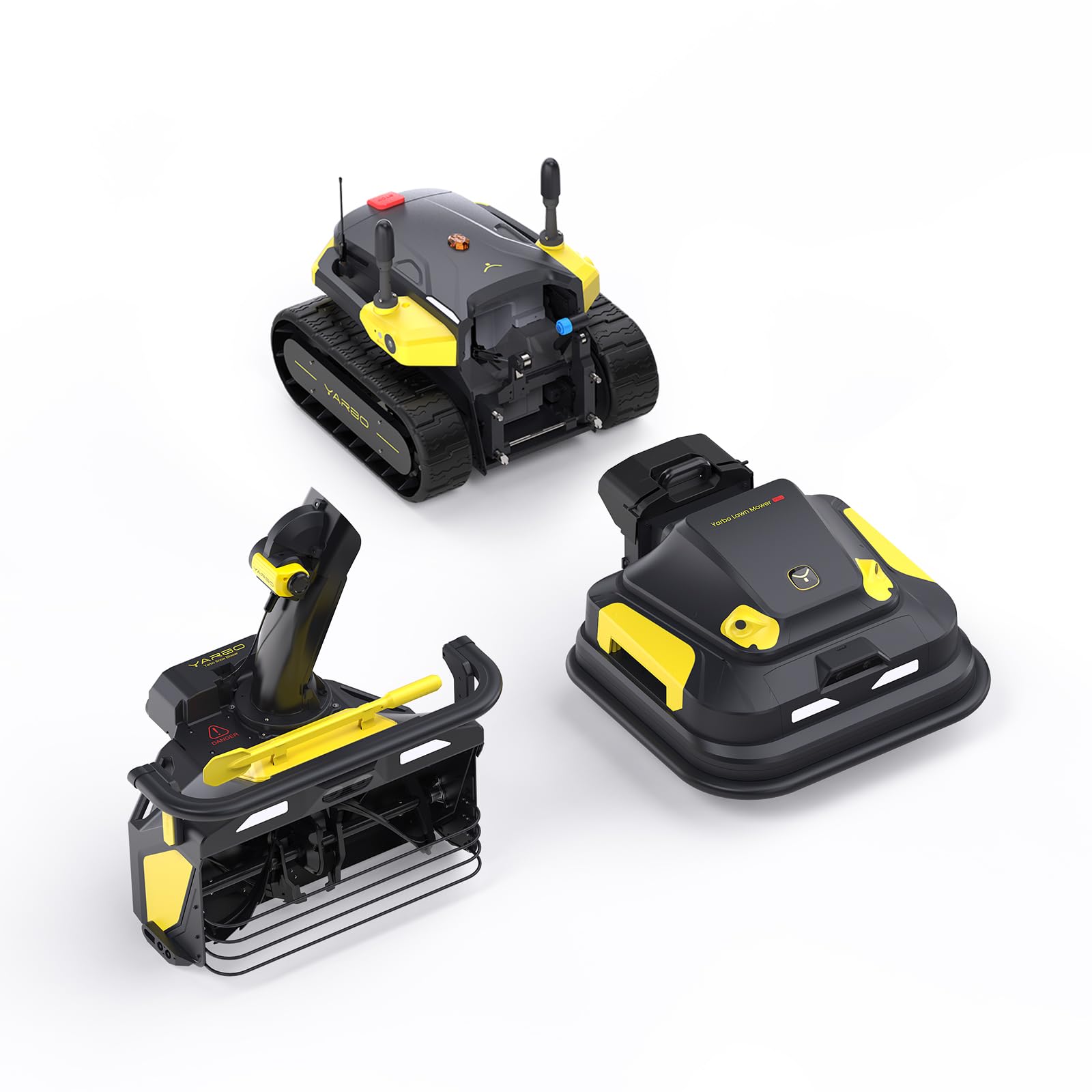 YARBO Y40 Core 2-in-1 Robot Mower Pro and Snow Blower Gen 2 for Large Yards
