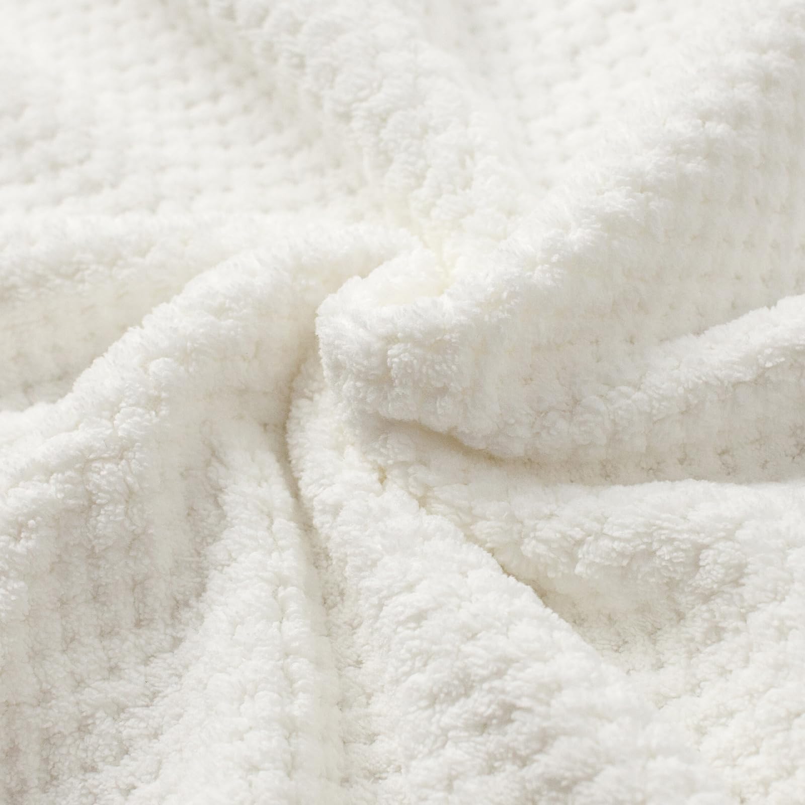 Juego de toallas de baño extragrandes de 30 x 60 pulgadas, toallas de ducha de microfibra súper suaves y ligeras de secado rápido (blanco, 6 piezas)