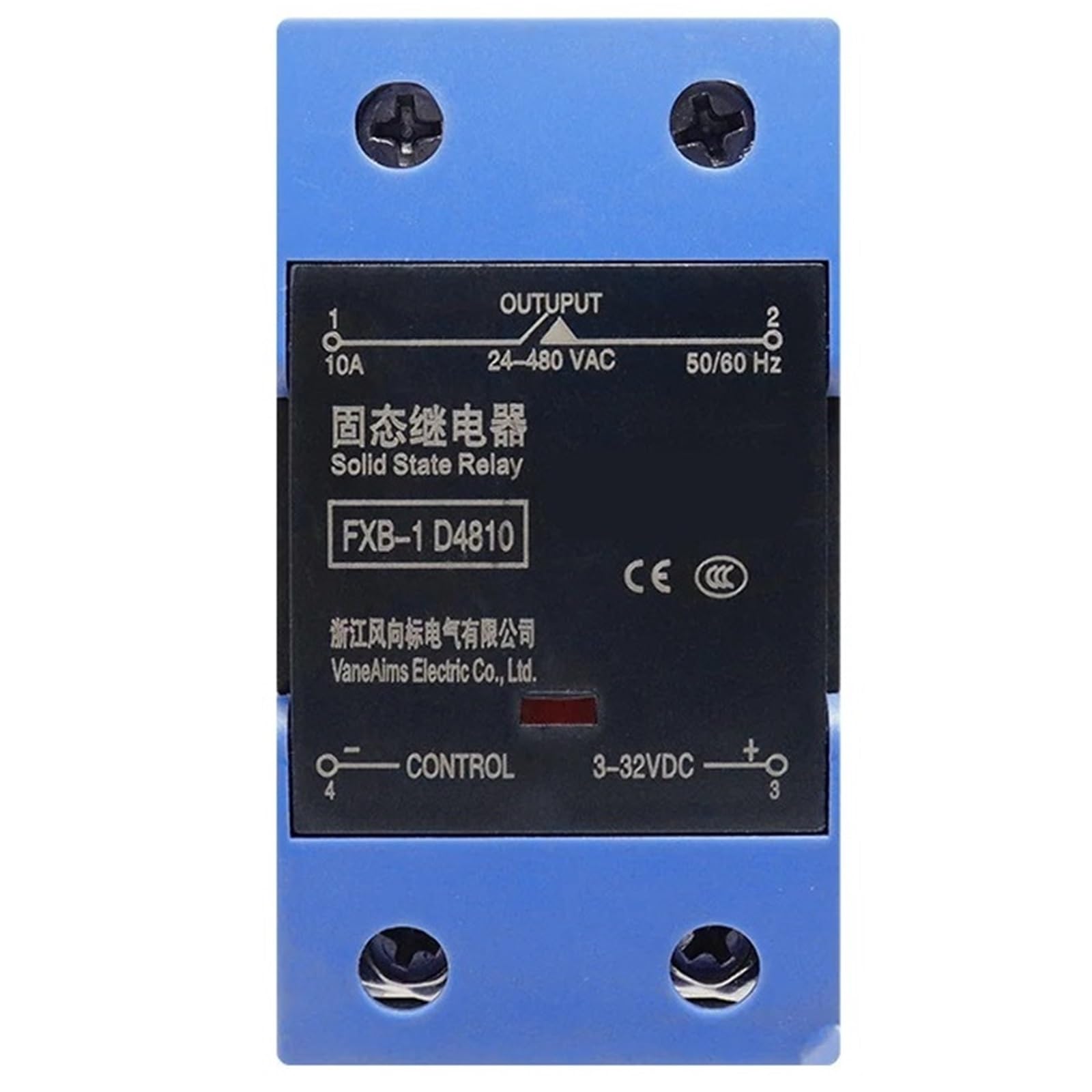 Relé de estado sólido Montaje en carril Din monofásico SSR con disipador calor 10A-120A Control CC CA(DD,25A)
