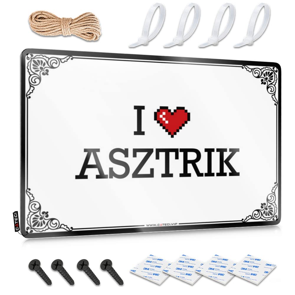 Fzfn Boys Colour Art Basement Decor Premises Scandinavian Collection I Love Asztrik - Easy To Hang Art(30X40cm)