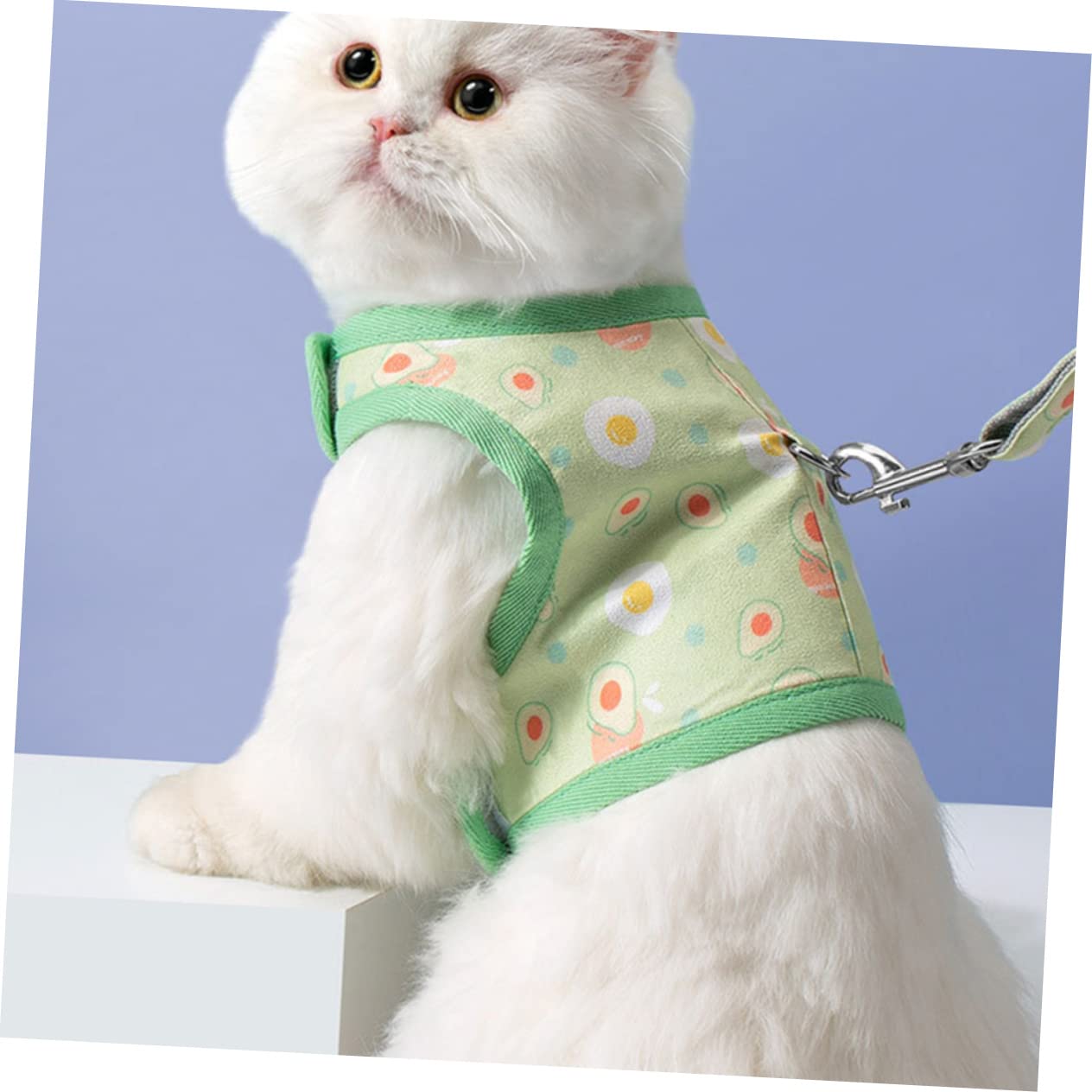 VANZACK 4juegos Arnés De Malla para Gatos con Correa Arnés Transpirable y Cómodo para Paseos y Actividades Al Aire Recomendado