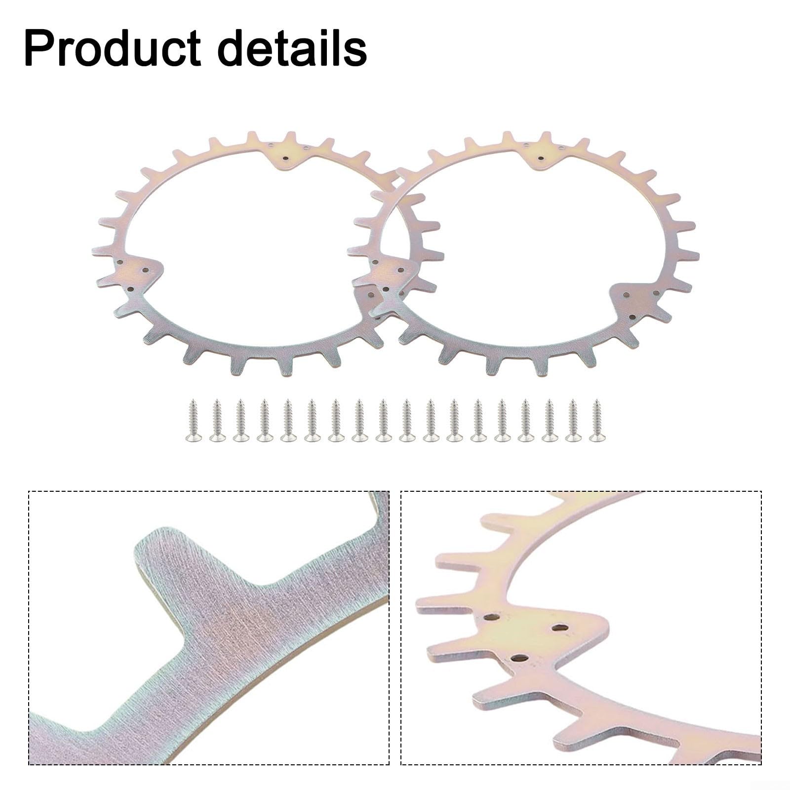 Juego de 20 puntas de rueda de accionamiento de 252 mm para robot cortacésped 420 320 430 x 435 x 440 450 x con botones antideslizantes para un mejor agarre en terrenos irregulares y pendientes