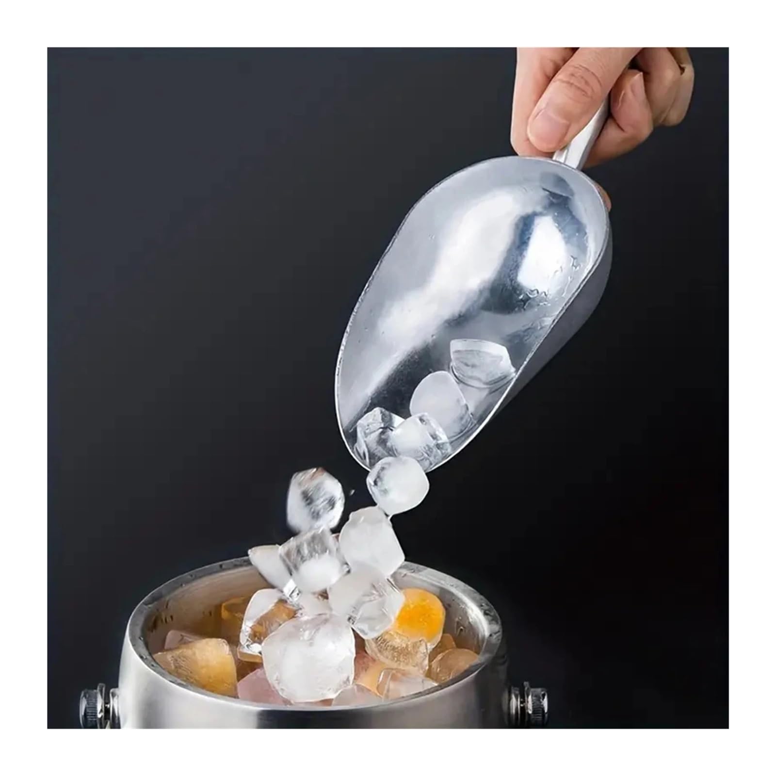 Eisschaufel 4-größe Eis Schaufel Scoop Multifunktionale Getreide Kaffee Bohnen Bar Cube Lebensmittel Löffel(XL 31x21x12cm)