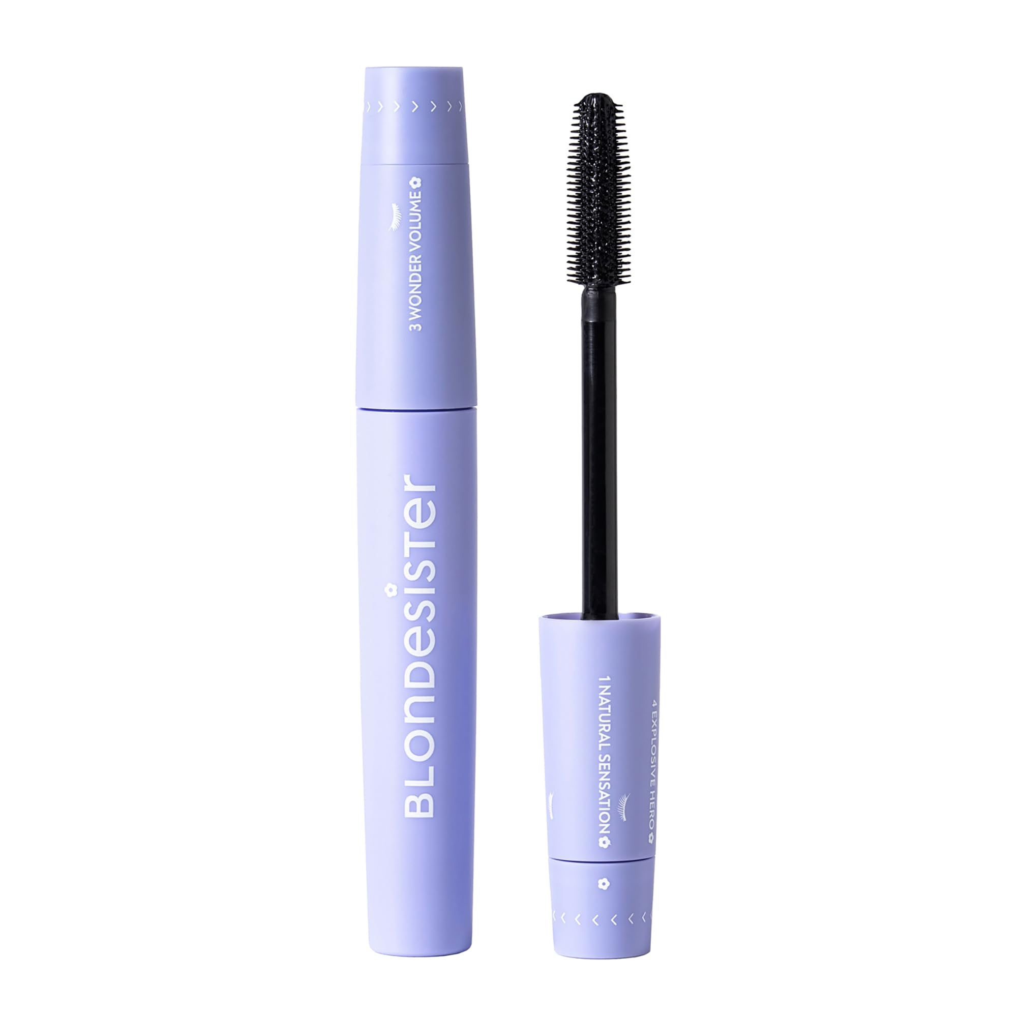 4-in-1 Click and Turn Mascara - Mascara Volume and Length - High Pigmentation, Waterproof, Easy Removal - Ultra Black - 0.4 oz. 01 Ultra Black