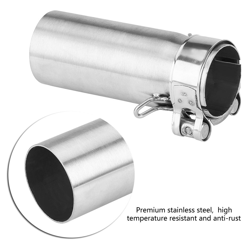 Tuyau intermédiaire d'échappement 51mm moto sans l et connecteur adaptateur de tuyau de liaison intermédiaire pour YZF-R6 2006-2014motorcycle mid pipe cuqui link pipe for r6
