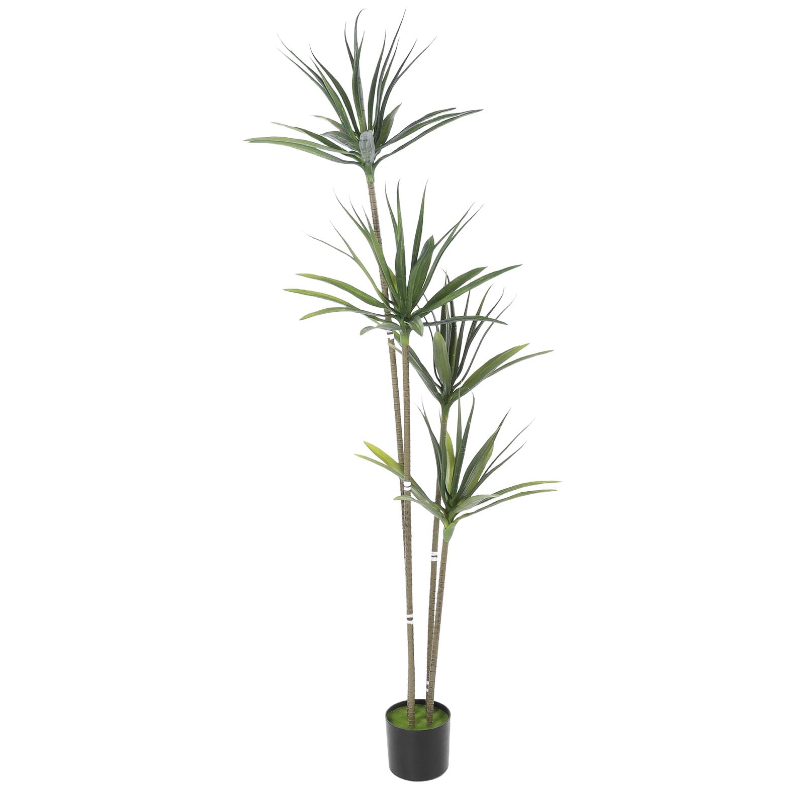 Generic Pianta Finta di Albero di Agave Artificiale, Regalo Perfetto per Inaugurazioni Domestiche o Compleanni, Decorazioni per Interni, 49" (180 cm)