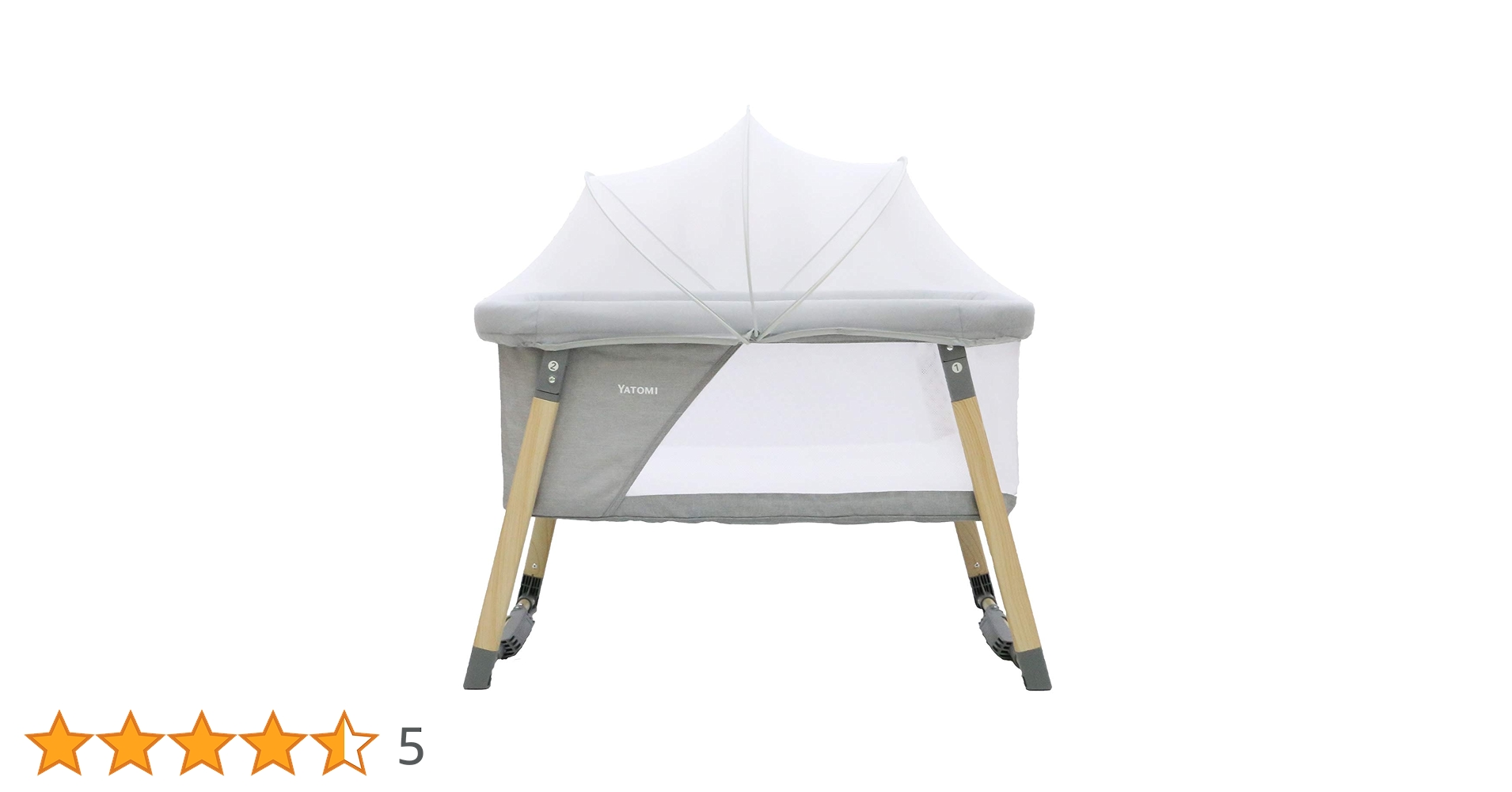 Amazon.co.jp: ヤトミ リビングベッド 2in1 Baby Crib HV-01-GR