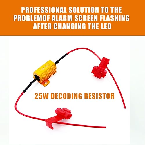 Miniatura 4 de Eliminador de fallas de señal de giro de freno montado en vehículos, decodificador de resistencia de relé de luz LED de 50 W 6 , accesorios de