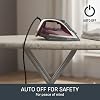 Tefal Ultraglide Steam Iron, 2800W, 210 g/min Steam Boost, 50 g/min Continuous Steam, 250ml Water Tank, Durilium Non Stick Soleplate, Auto Off Anti Drip Anti Scale, FV5872