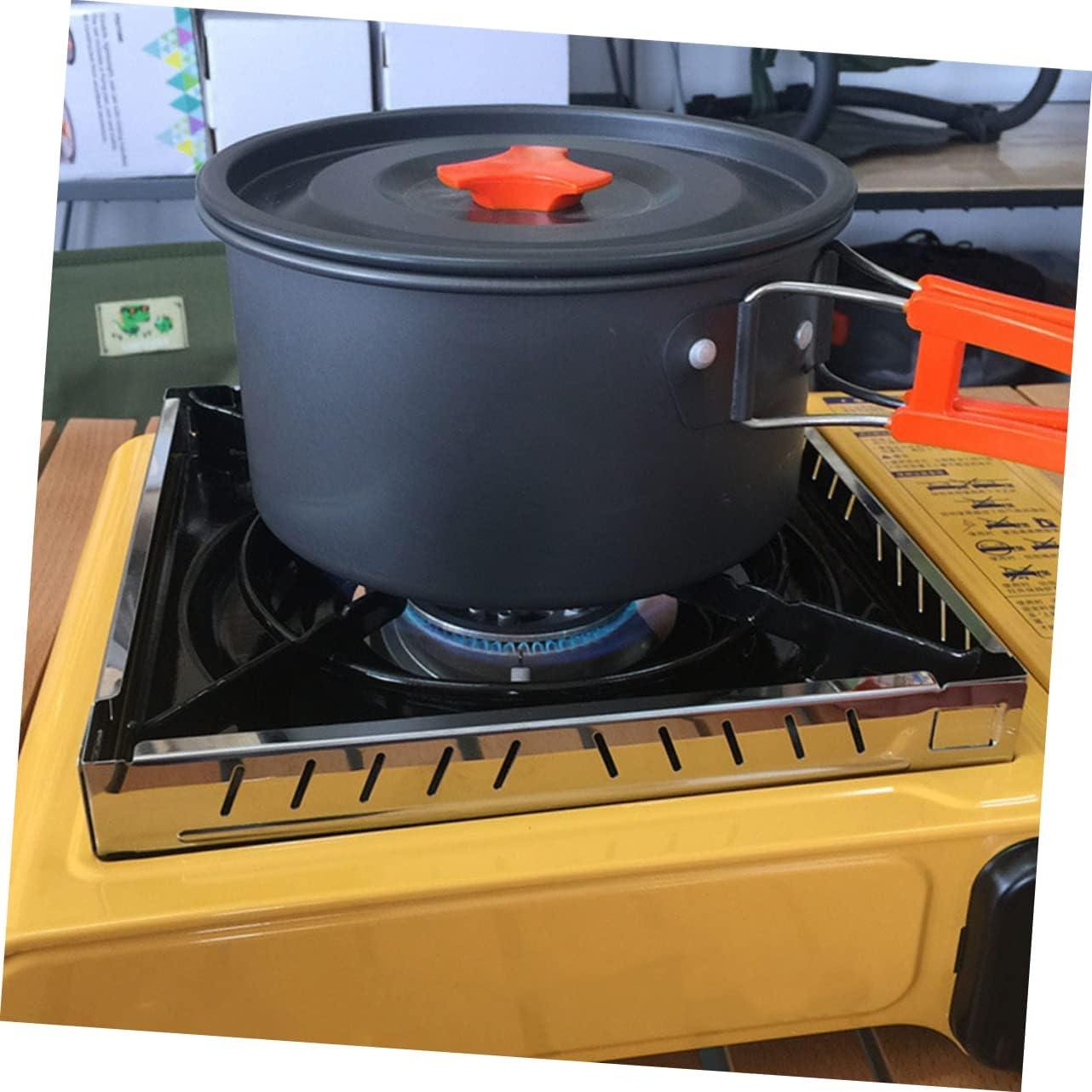 Cassette Stove Draft Ring Creative Wind Tool Bbq Windscreen Cooking Windscreen