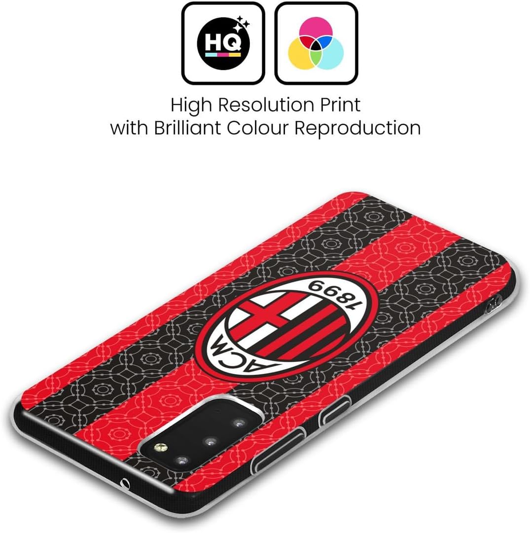 Head Case Designs Officially Licensed AC Milan Home 2020/21 Crest Kit Gel Case [Military Grade Protection] Compatible with Samsung Galaxy M30s (2019)/M21 (2020)