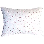 13x18 Toddler Pillowcase Cotton - Toddler Pillowcase Star, White Travel Pillow Case Cover, Toddler Breathable Pillow Case Star - Pink Stars on White