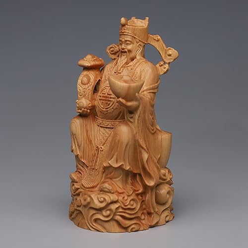 Miniatura 3 de Estatua de CAI Shen, CAI Shen, Caishen, Wencaishen, Dios de la fortuna, Dios de la riqueza, Zhao CAI, decoración de Feng Shui, regalo de Feng Shui,