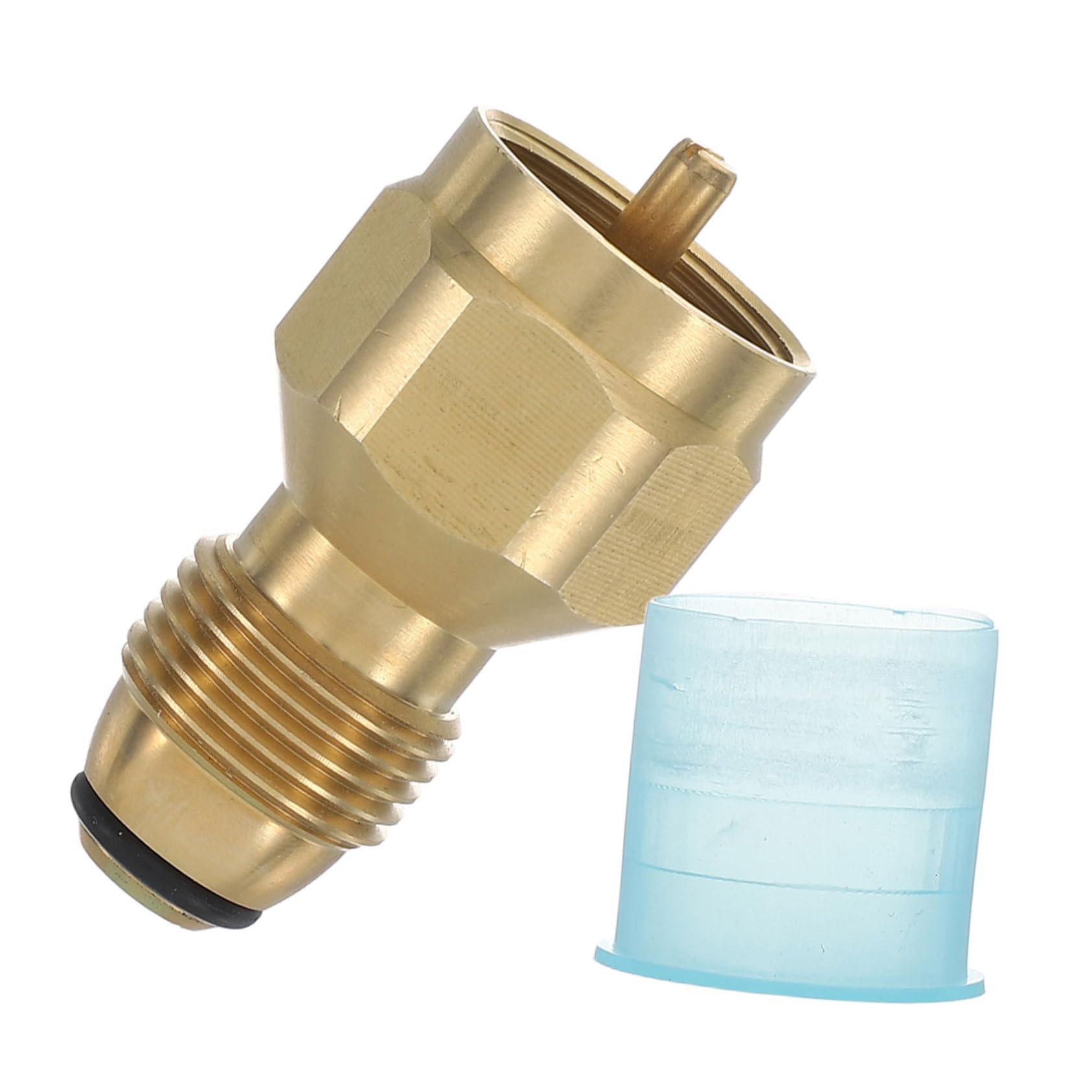 Mikikit Propane Tank Adapter Conversion Kit Camp Stove Propane Tank Adapter Hose Qcc1 Connector Brass Material Pressure Resistant