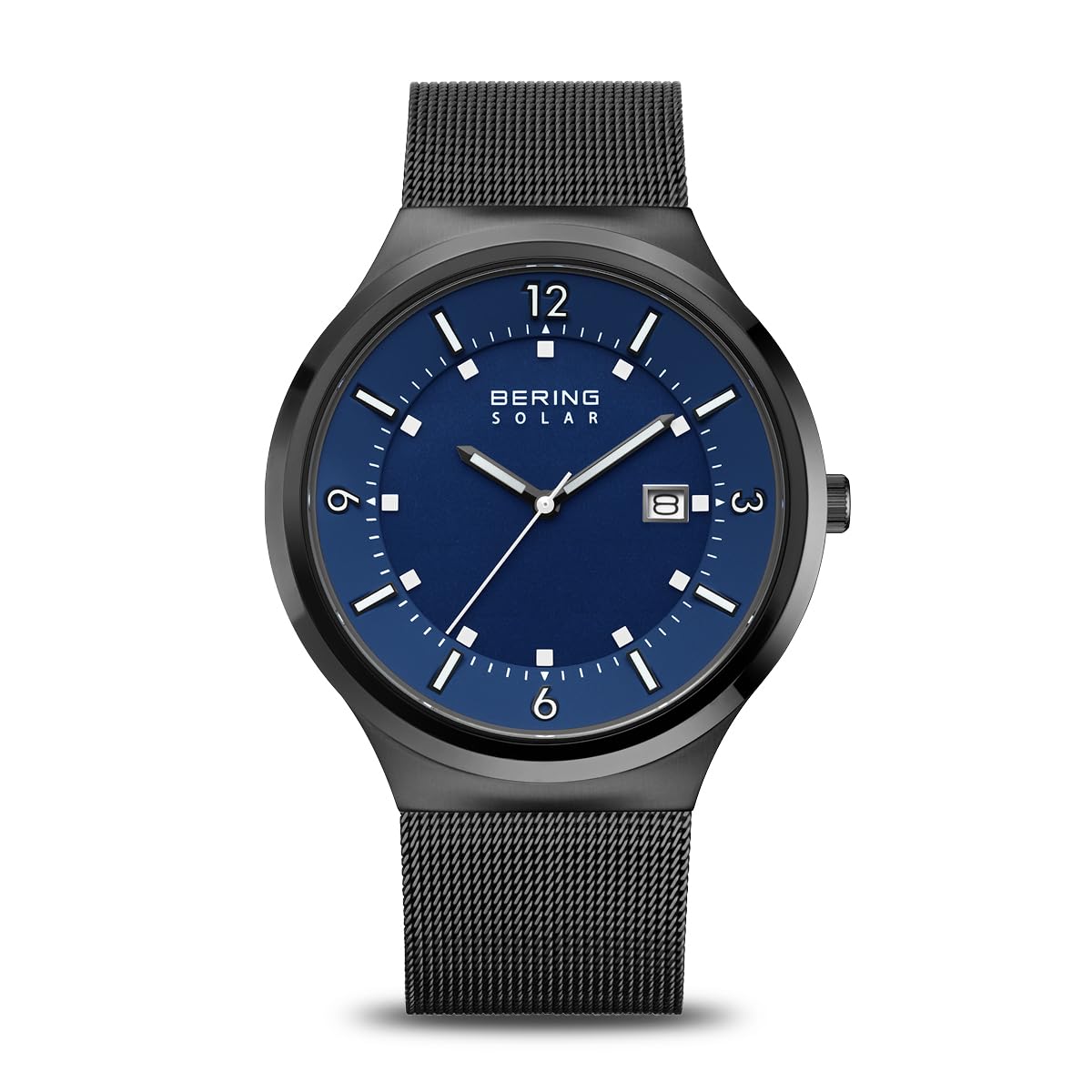 BERING Herren Uhr Solar Movement - Solar Collection mit Edelstahl und Saphirglas 14442-227 - 5 ATM