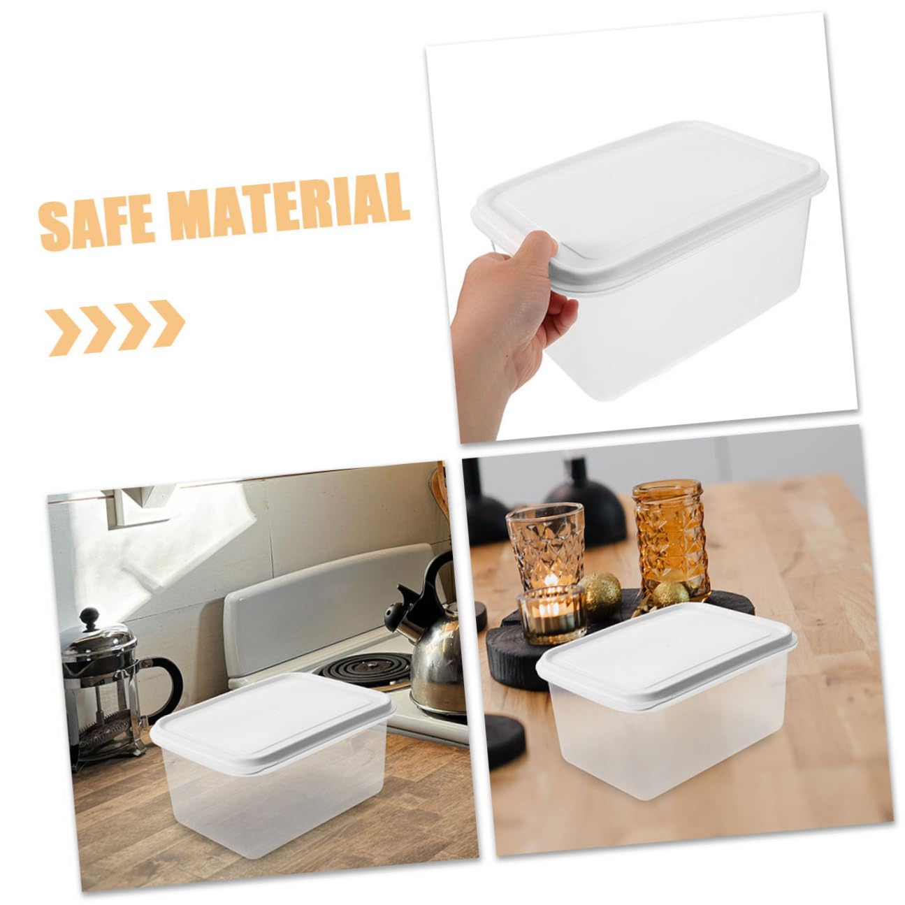 Scatola Lievitazione Impasto Pizza con Coperchio 7, 5l Plastico