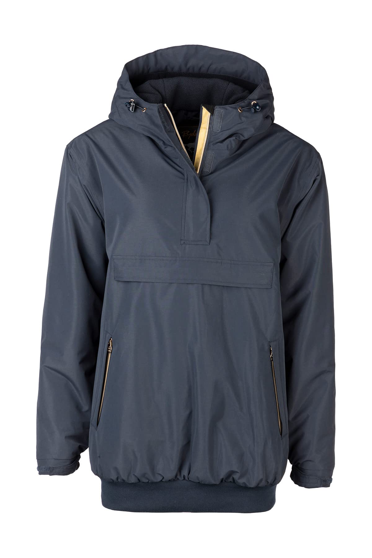 Rydale Women's Dark Navy Waterproof Smock Fleece Lined Overhead Smocks Jacket 3 Colours (As8, Numeric, Numeric_14, Regular, Regular, )